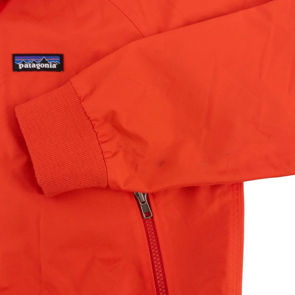 Patagonia Mens‎ XS Baggies Jacket Bomber Full Zip Mesh Lined Red Pockets 28150